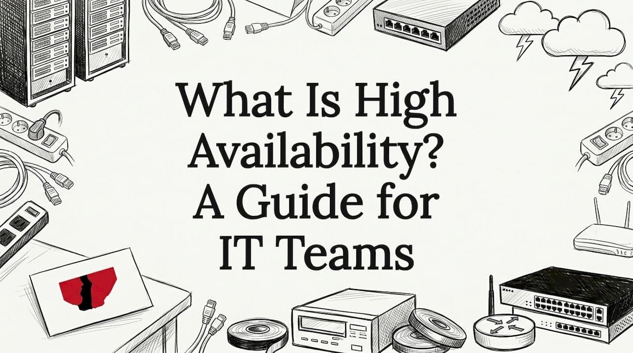 What Is High Availability? A Guide for IT Teams