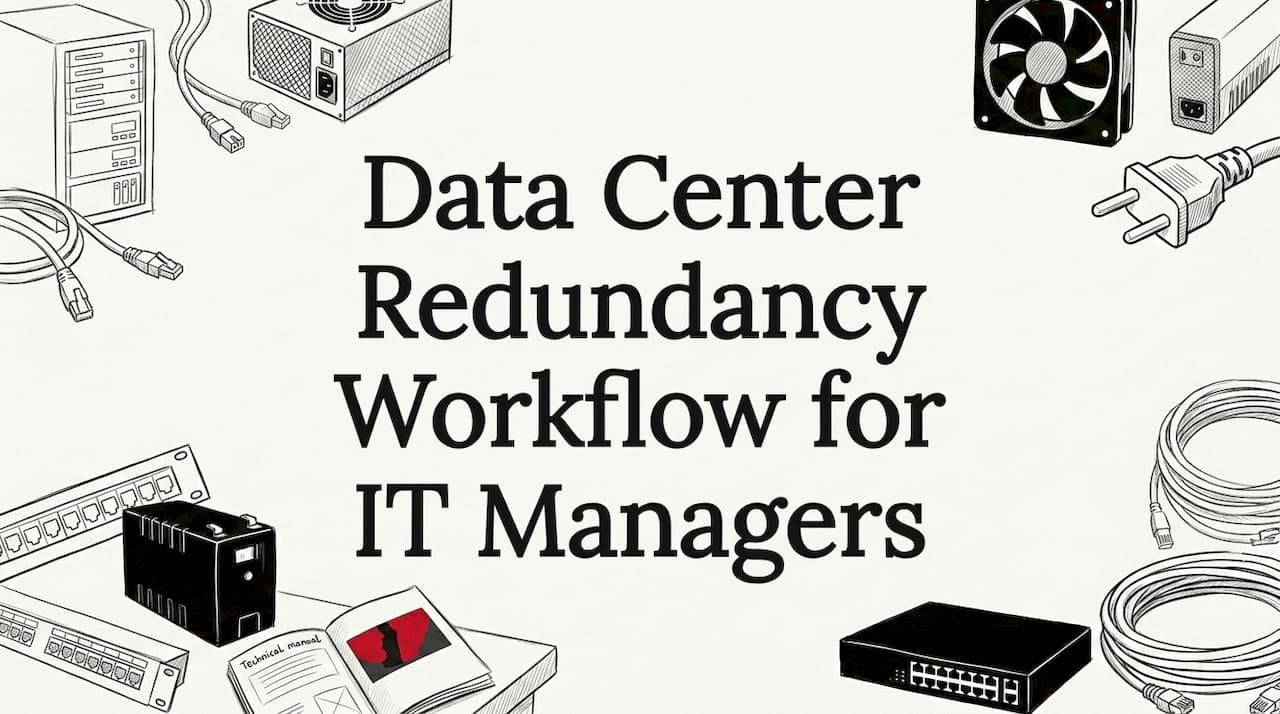 Data Center Redundancy Workflow for IT Managers
